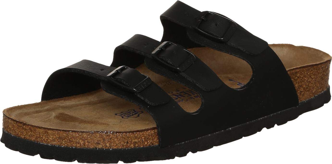 BIRKENSTOCK Pantofle 'Florida' černá