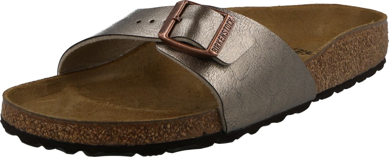 BIRKENSTOCK Pantofle 'Madrid' bronzová