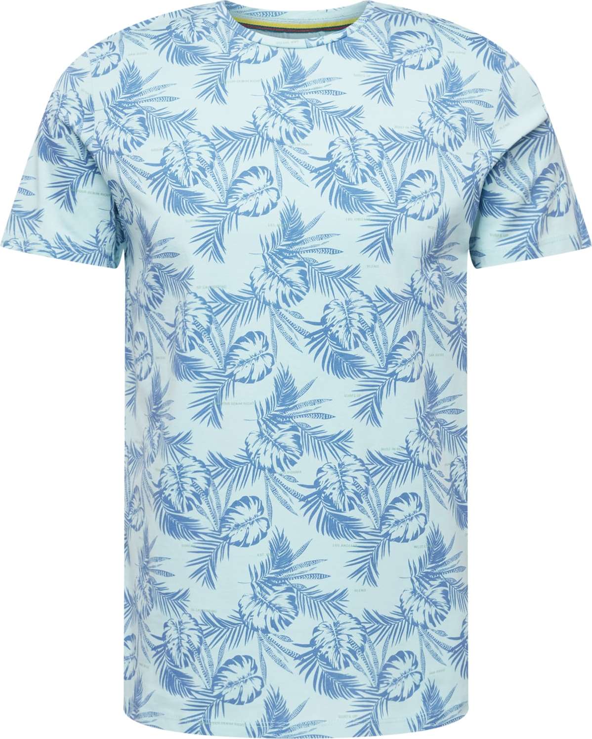 BLEND Tričko světlemodrá / opálová