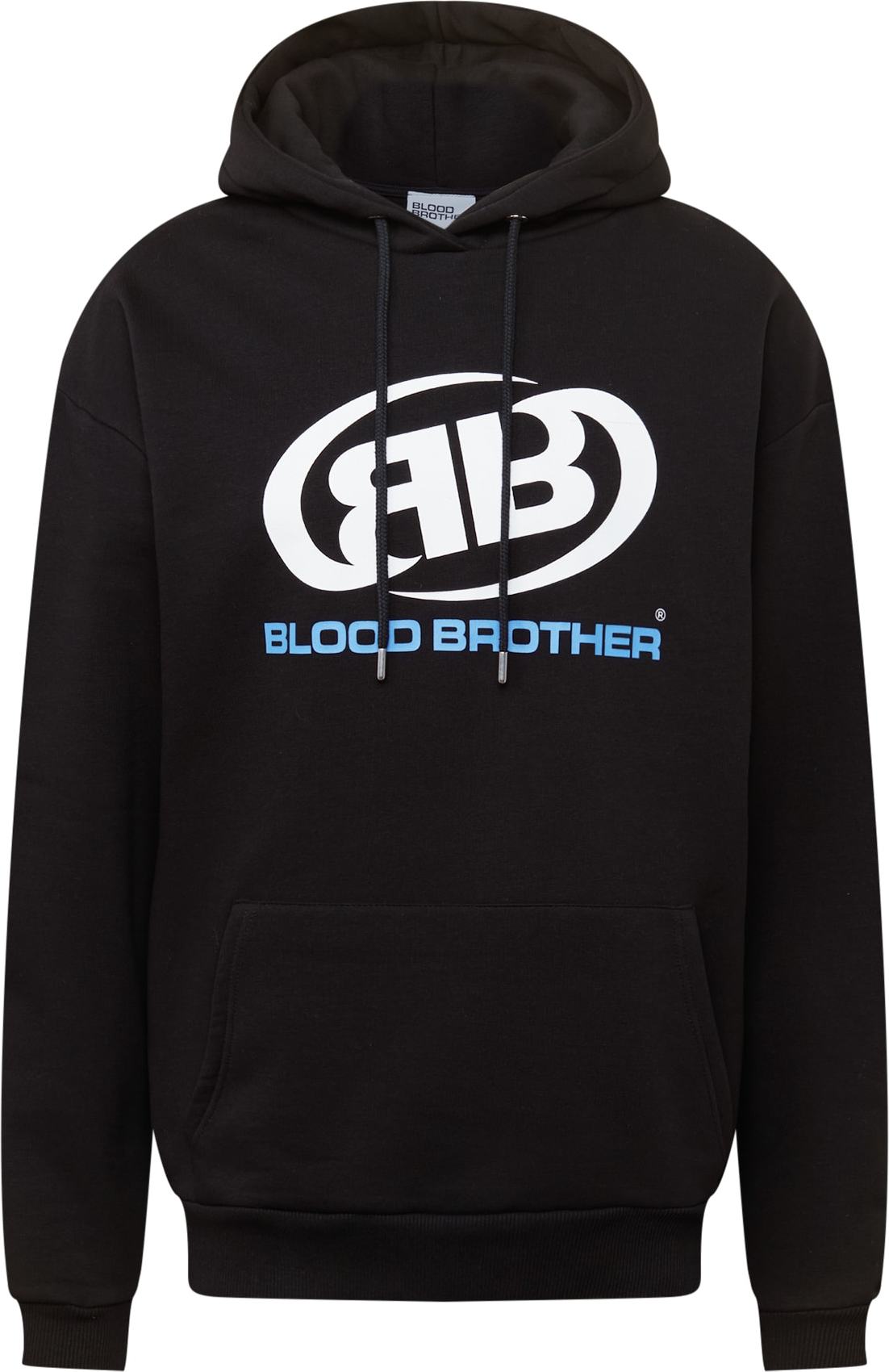 Blood Brother Mikina černá / bílá / modrá