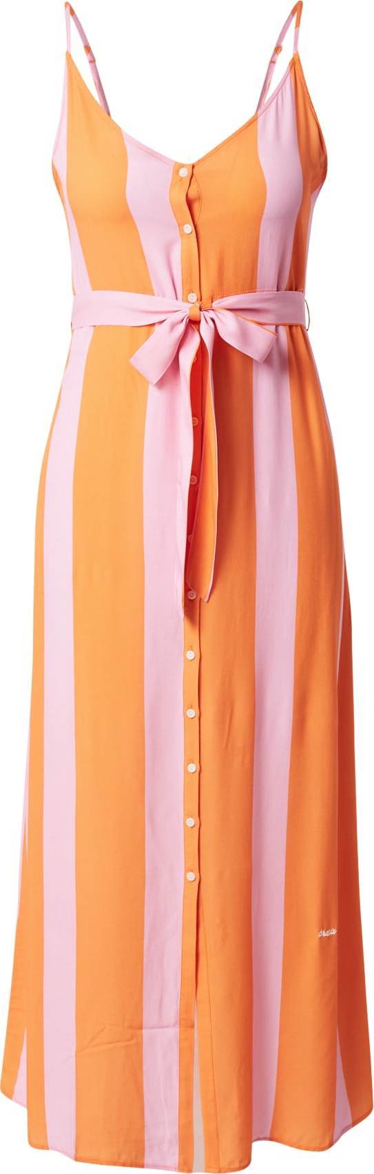 Brava Fabrics Šaty tmavě oranžová / růžová