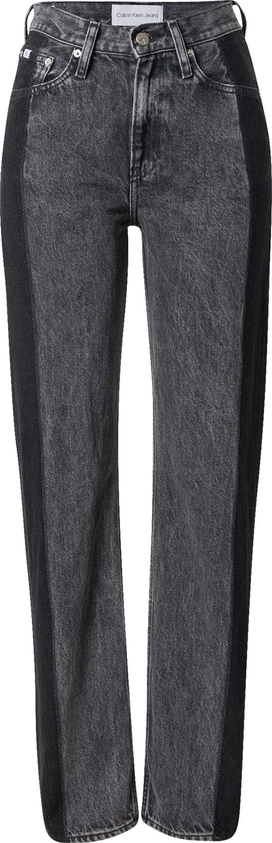 Calvin Klein Jeans Džíny černá džínovina / černá
