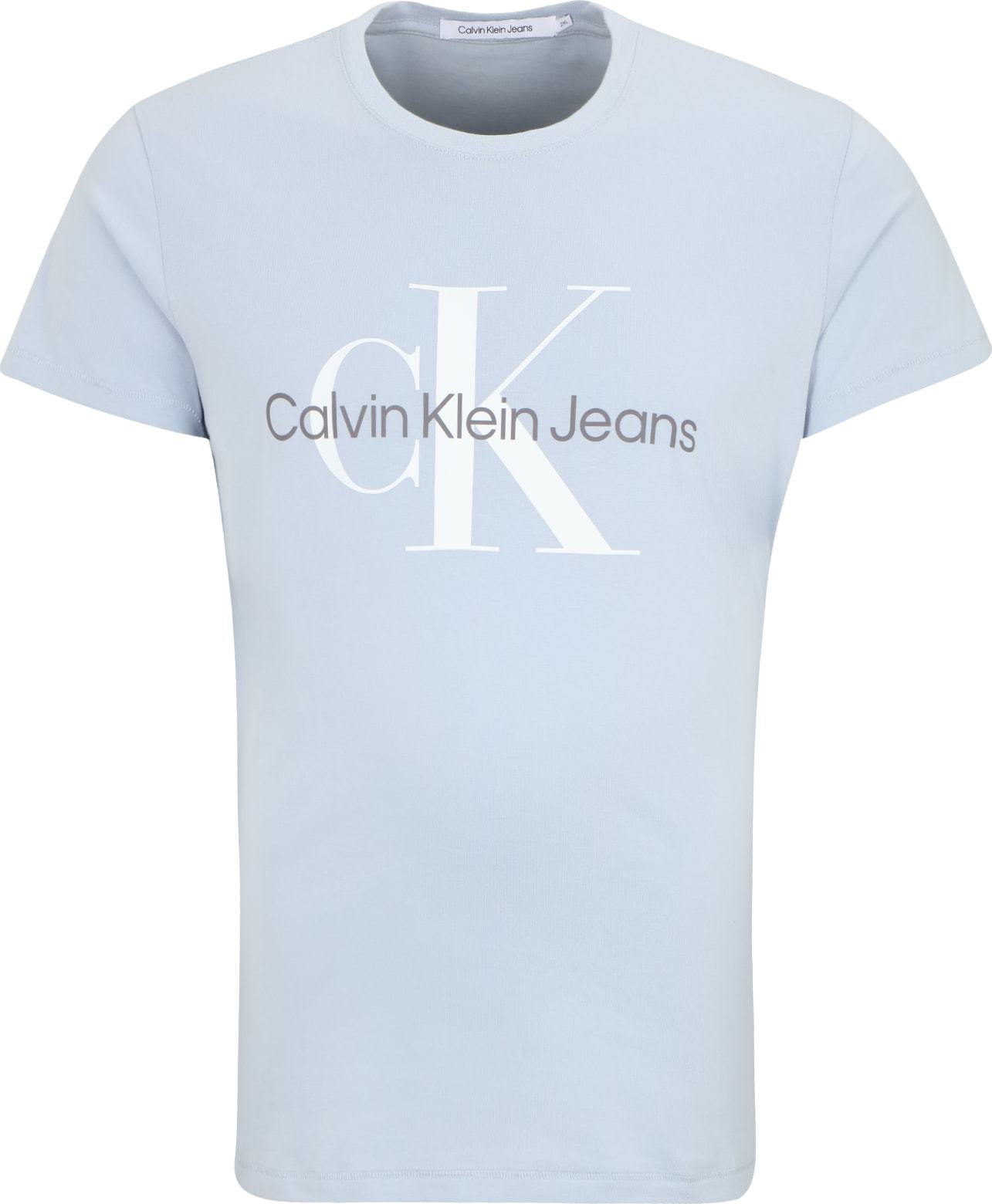 Calvin Klein Jeans Plus Tričko světlemodrá / bílá / fialkově modrá