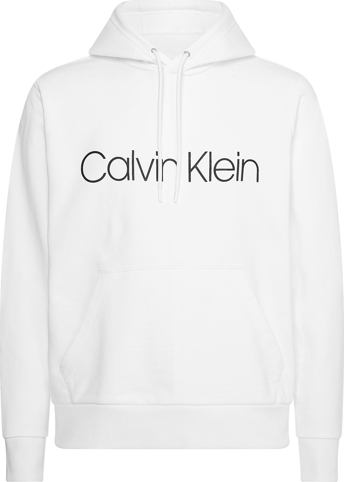 Calvin Klein Mikina bílá / černá