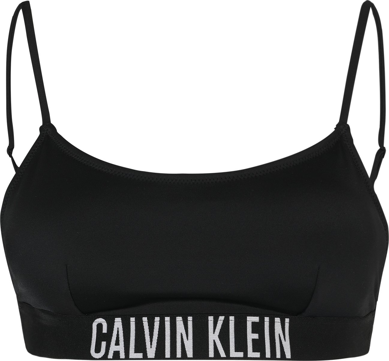 Calvin Klein Swimwear Horní díl plavek 'Intense power' černá / bílá