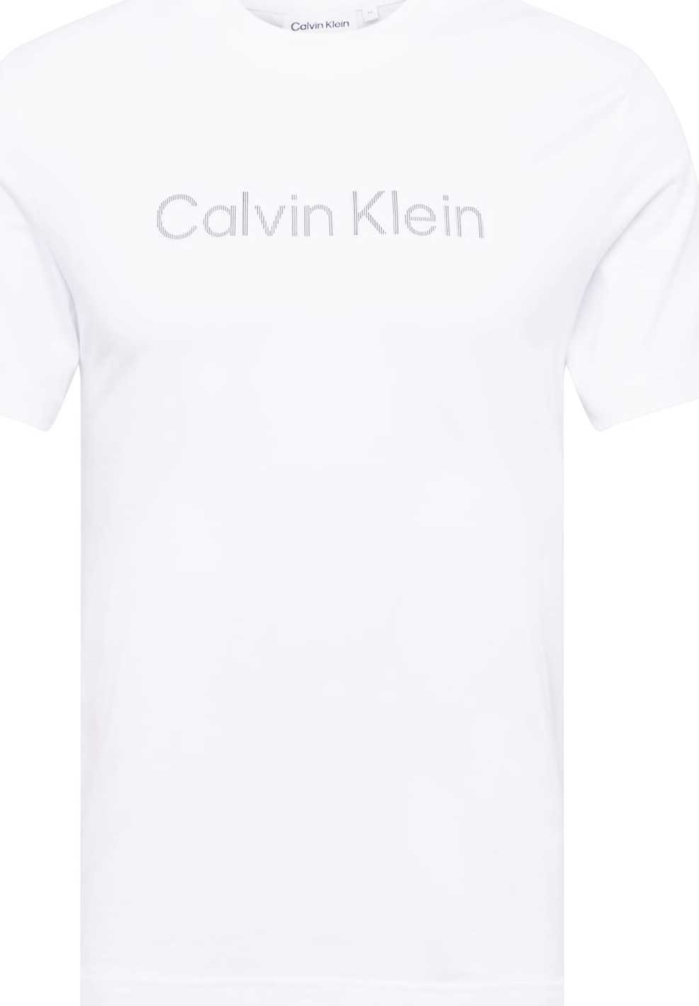 Calvin Klein Tričko bílá / šedá