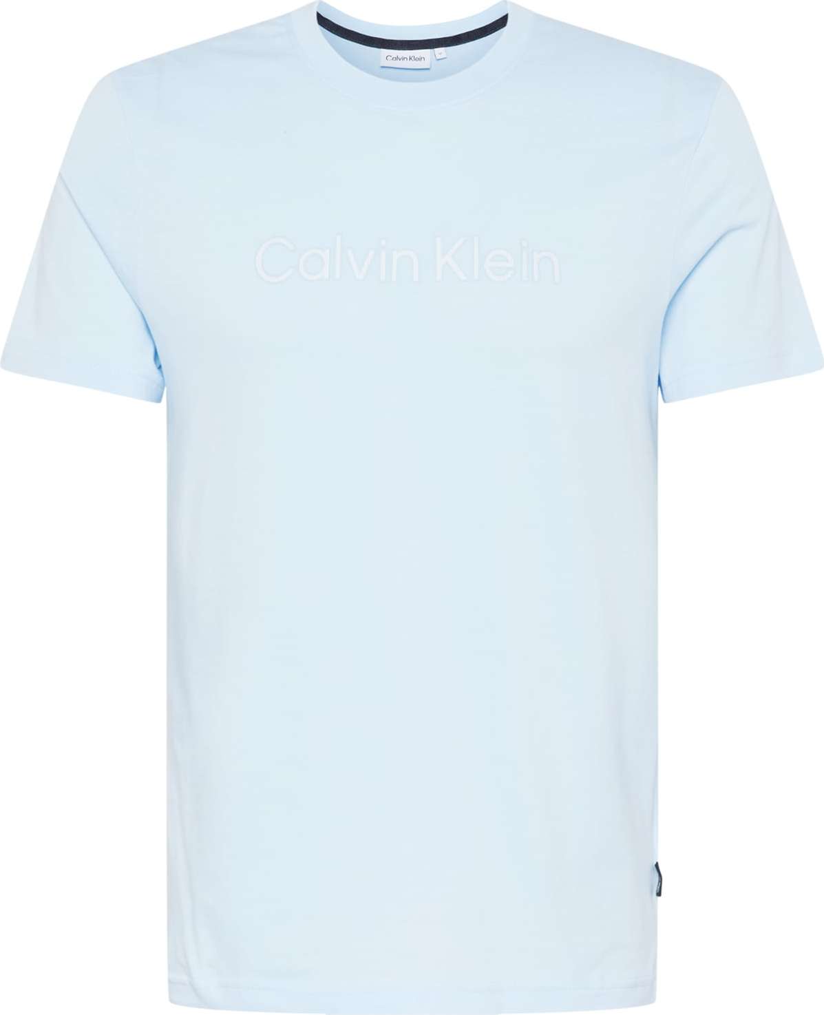 Calvin Klein Tričko světlemodrá / bílá / černá
