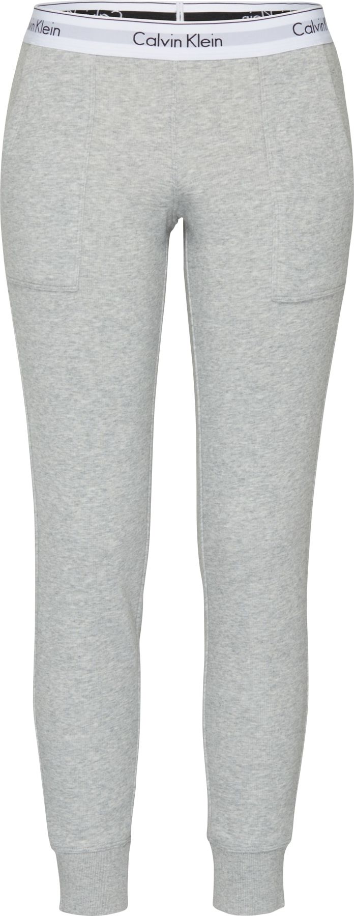 Calvin Klein Kalhoty 'Bottom' šedý melír / bílá / černá