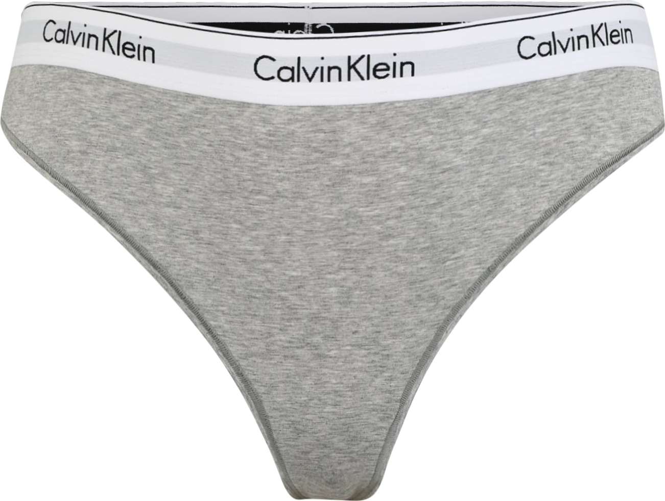 Calvin Klein Underwear Tanga 'THONG' šedý melír