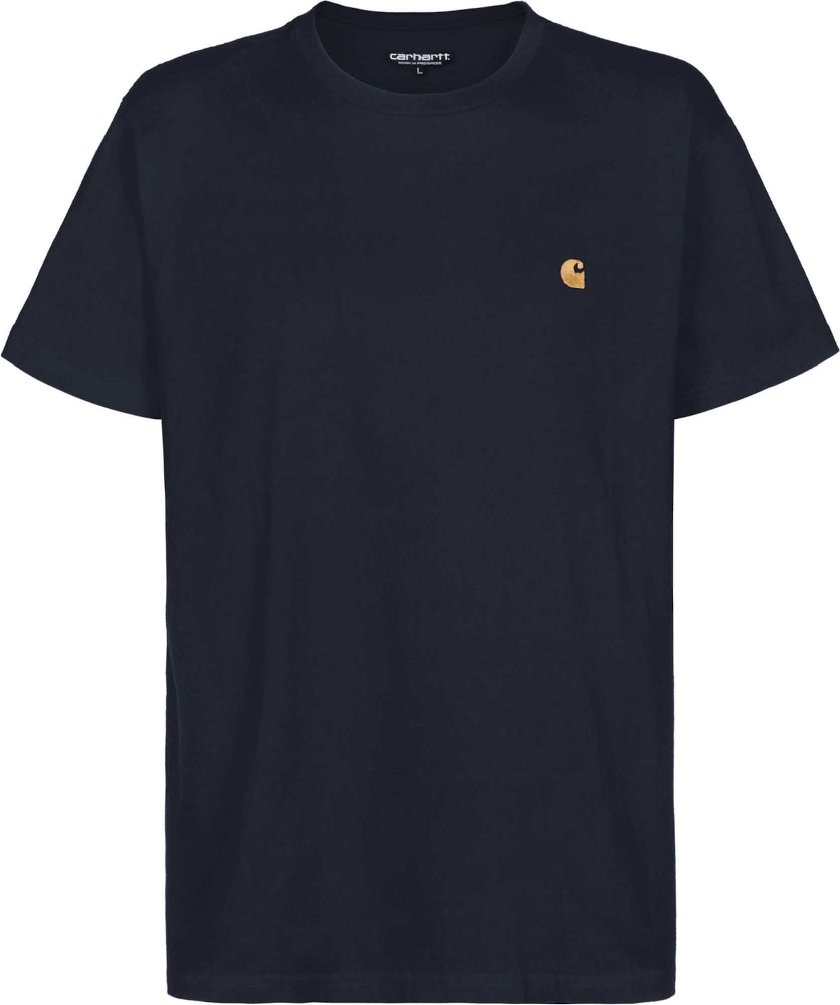 Carhartt WIP Tričko 'Chase' černá / oranžová