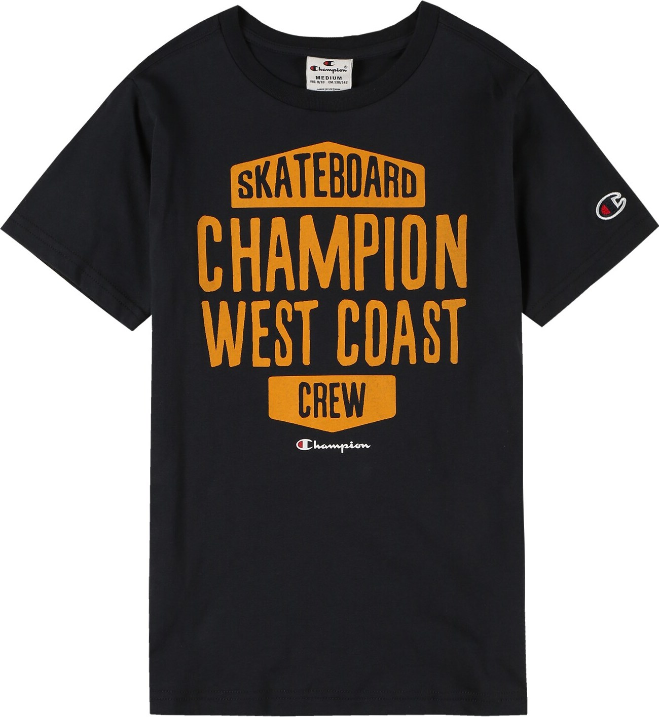 Champion Authentic Athletic Apparel Tričko námořnická modř / jasně oranžová / bílá / červená