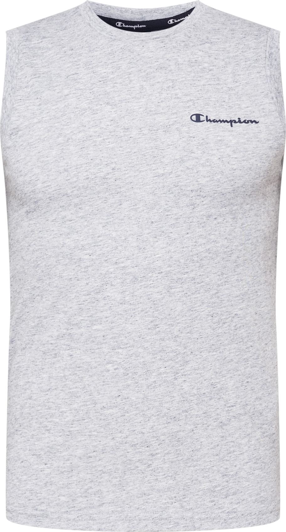 Champion Authentic Athletic Apparel Tričko šedá / námořnická modř