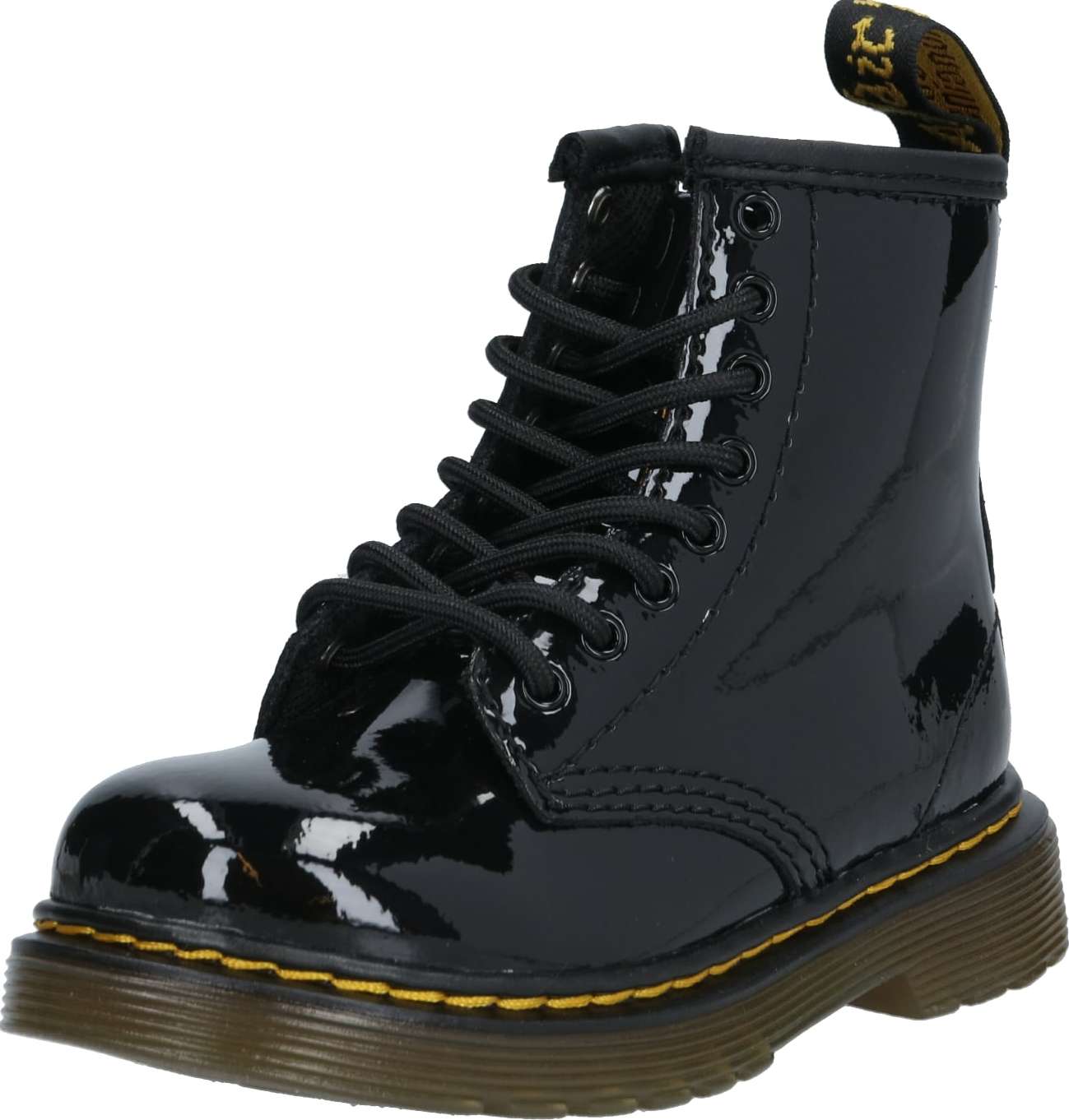 Dr. Martens Kozačky černá / žlutá