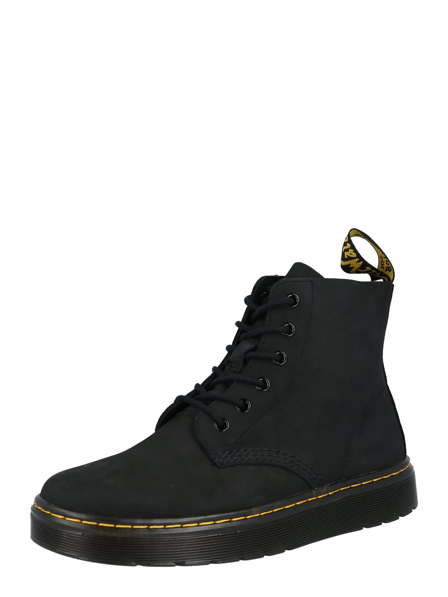 Dr. Martens Šněrovací kozačky 'Thurston' černá / žlutá