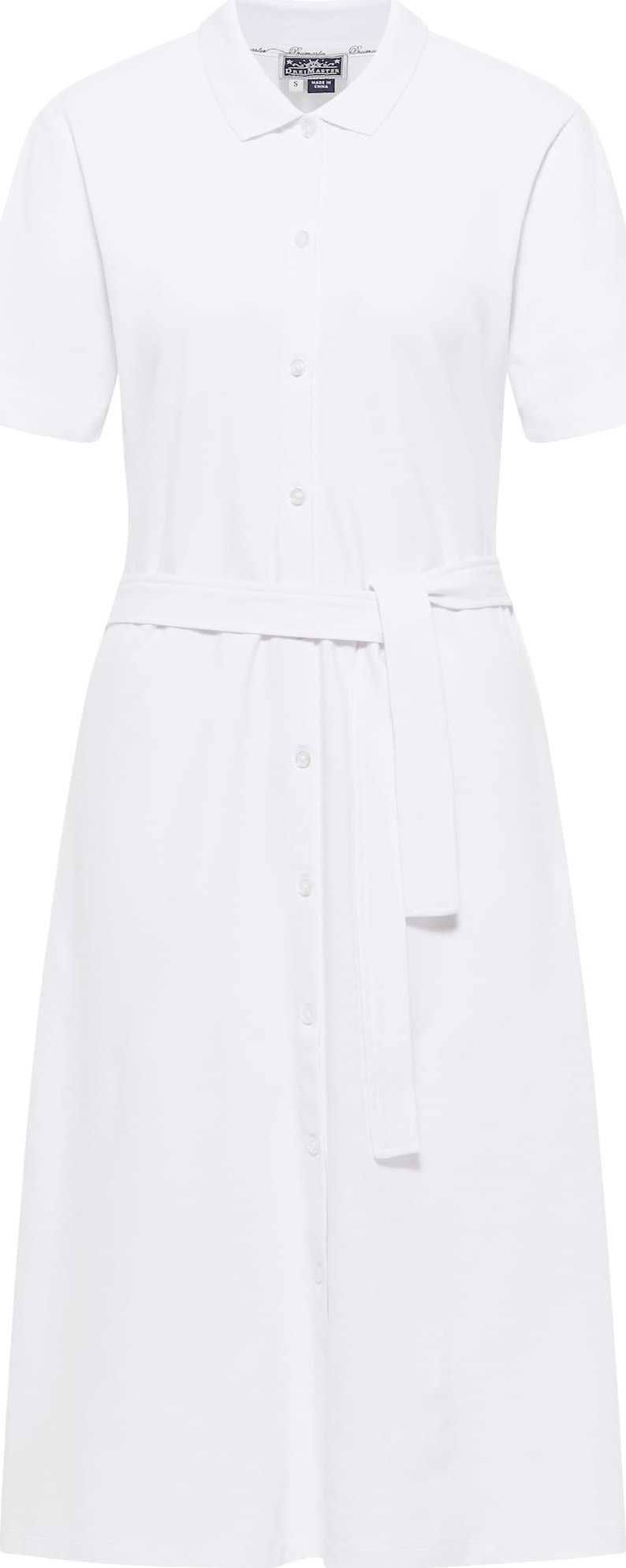 DreiMaster Maritim Košilové šaty bílá