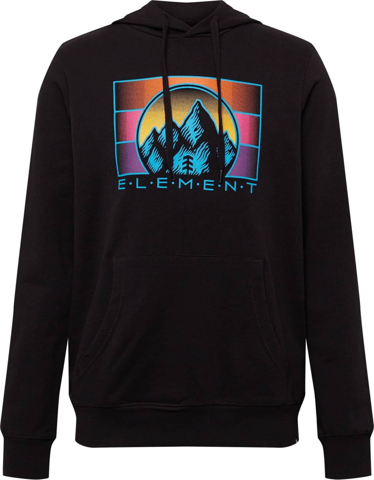 ELEMENT Sportovní mikina 'PALAZZO' černá / mix barev