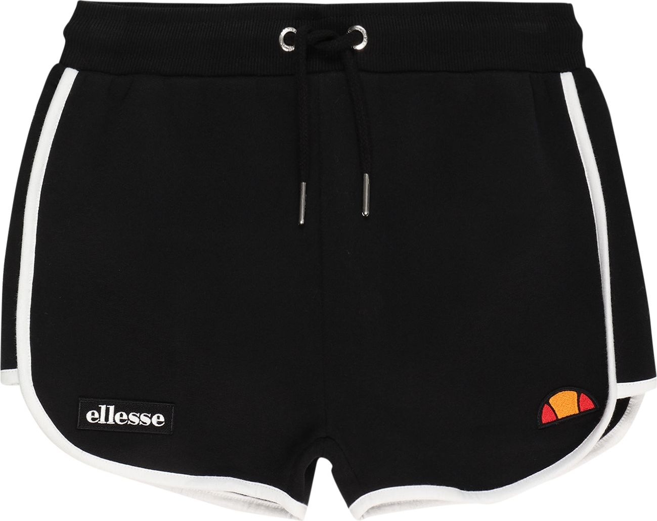 ELLESSE Kalhoty 'Victena' černá / bílá / červená / oranžová