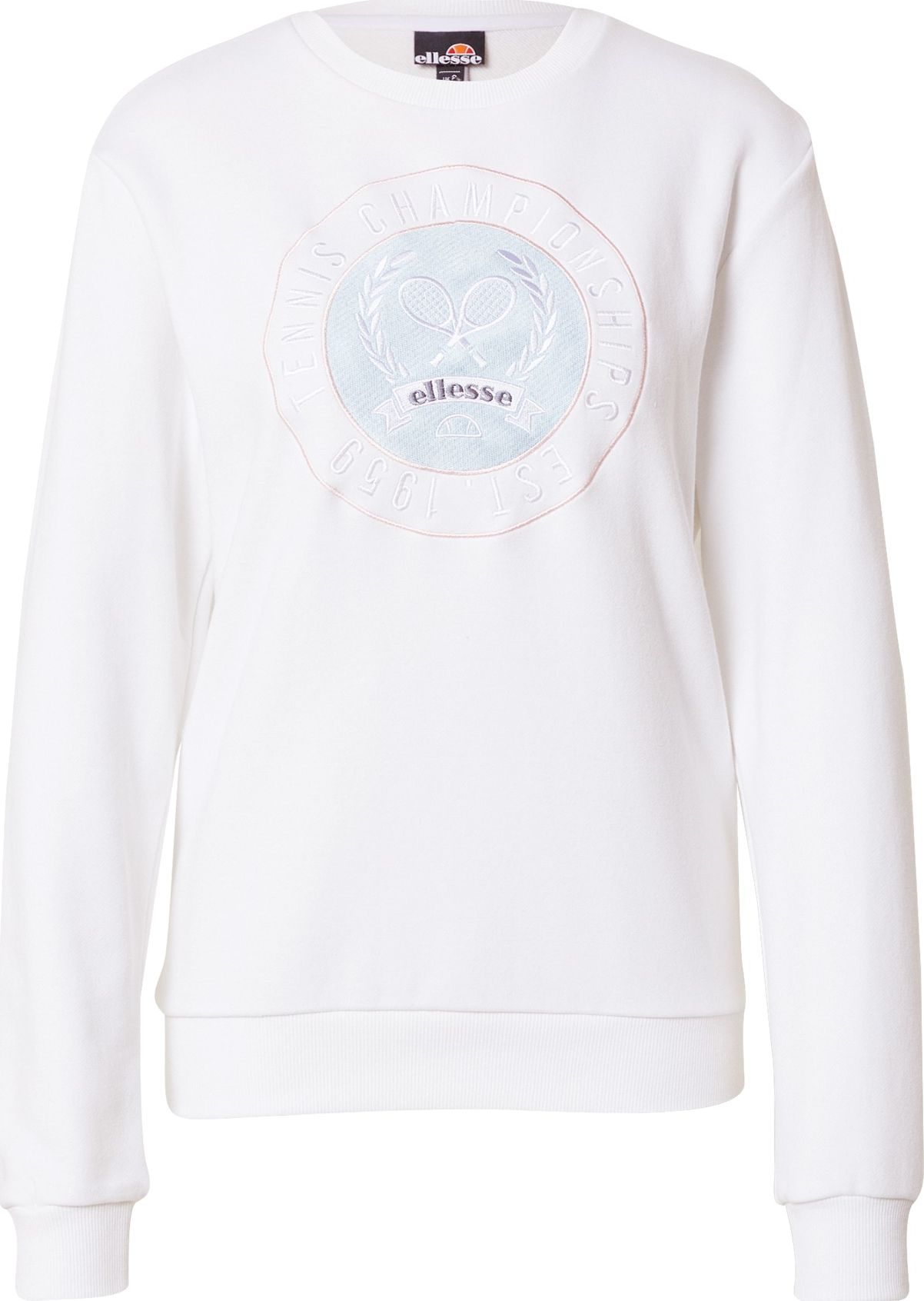 ELLESSE Mikina 'Antichi' bílá / světlemodrá / chladná modrá / béžová