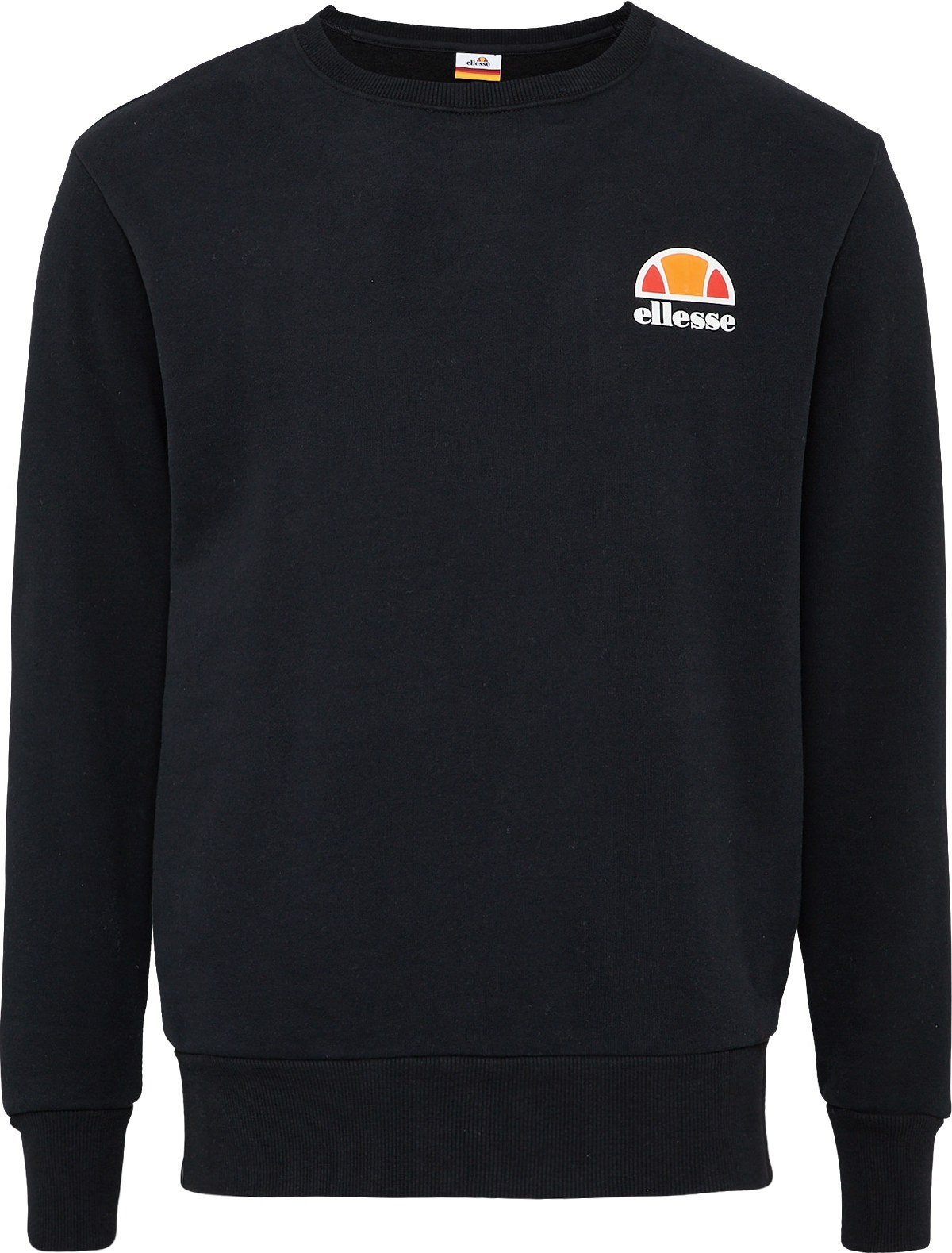 ELLESSE Mikina 'Diveria' černá / bílá / červená / oranžová