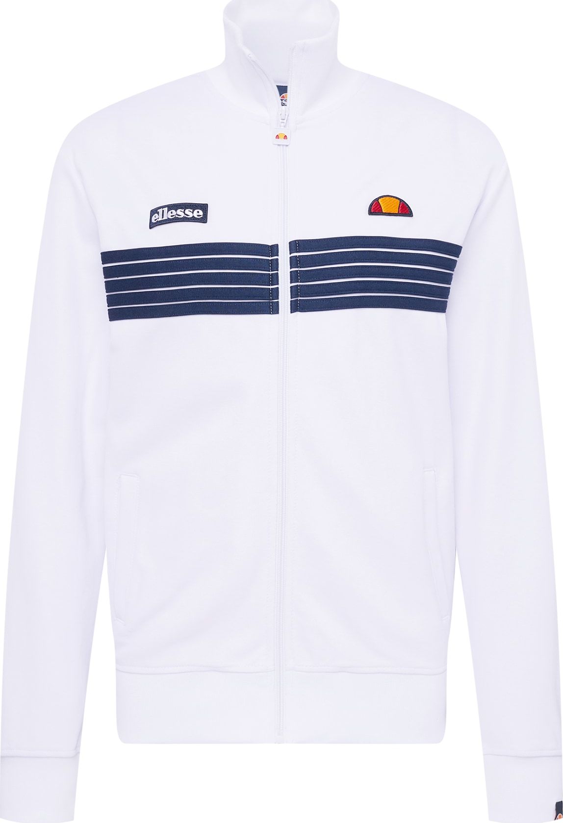 ELLESSE Mikina s kapucí 'Vicenza' bílá / tmavě modrá
