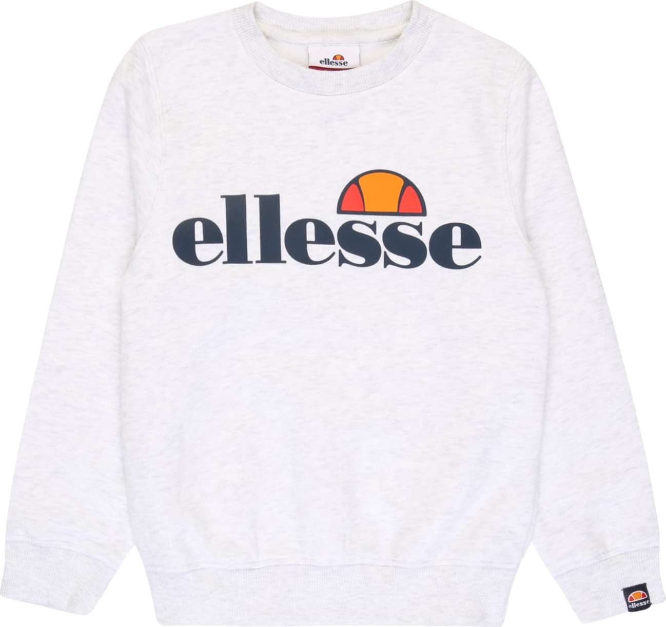 ELLESSE Mikina 'Siobhen' bílá / světle šedá / noční modrá