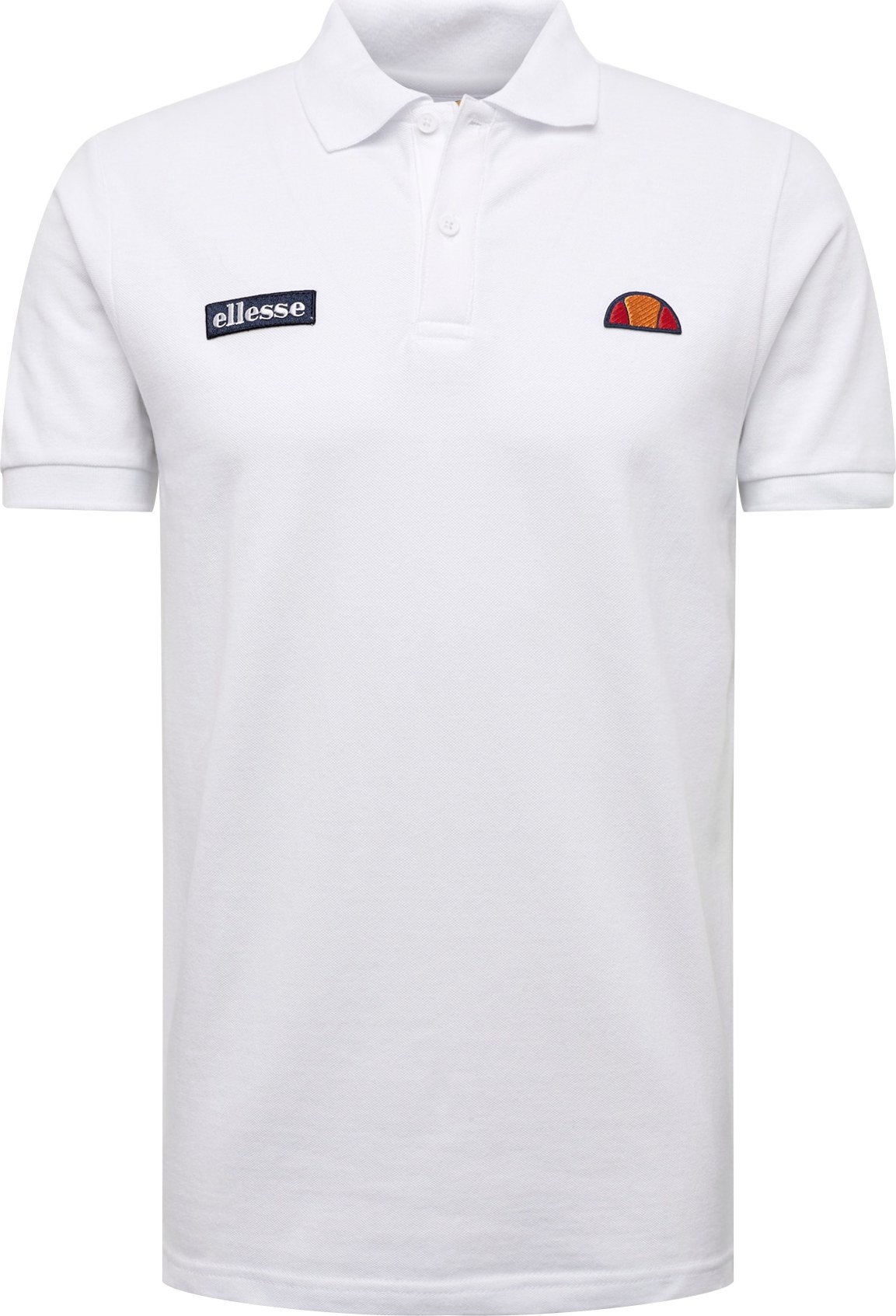 ELLESSE Tričko 'MONTURA' bílá / oranžová / červená / černá