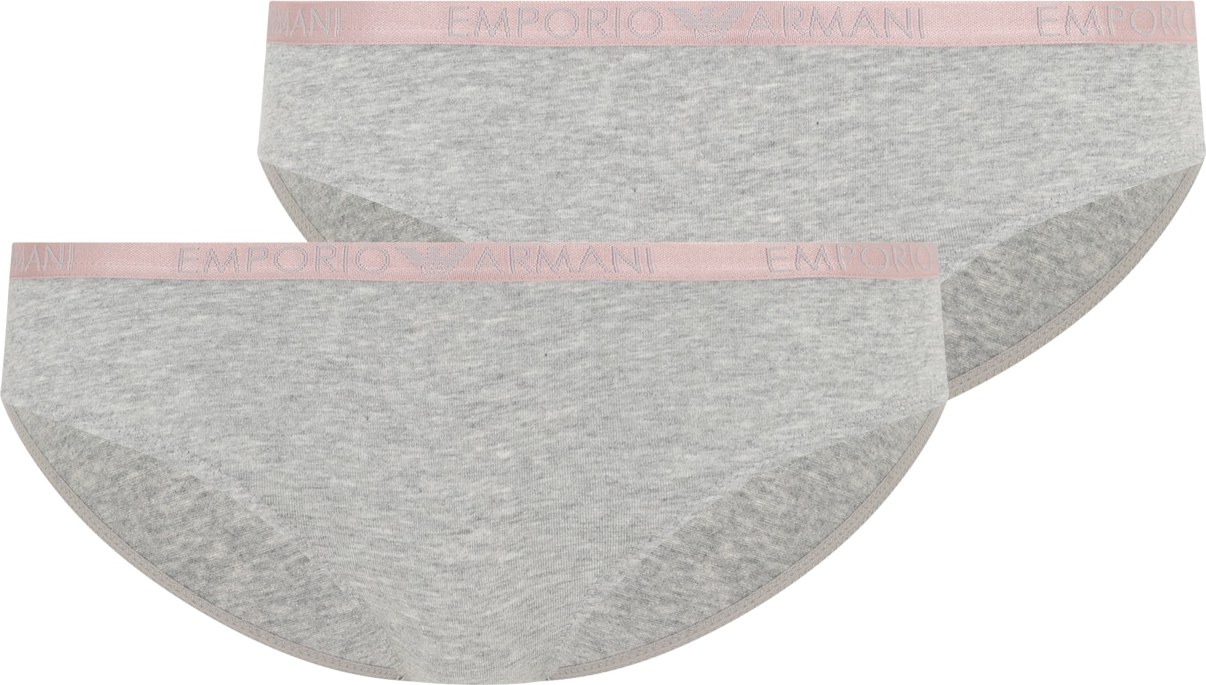 Emporio Armani Kalhotky růžová / šedý melír