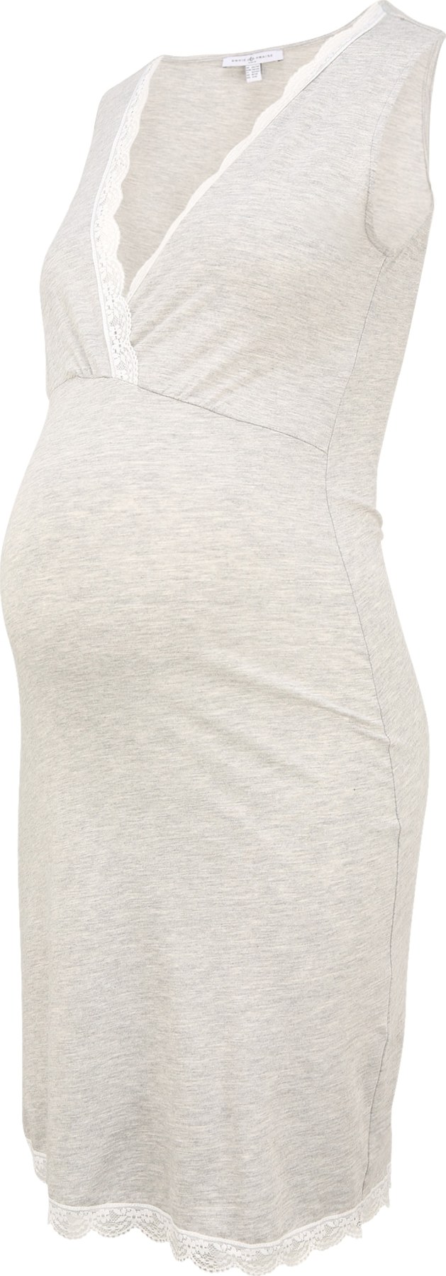 Envie de Fraise Noční košilka 'SEGOLENE' šedá / offwhite