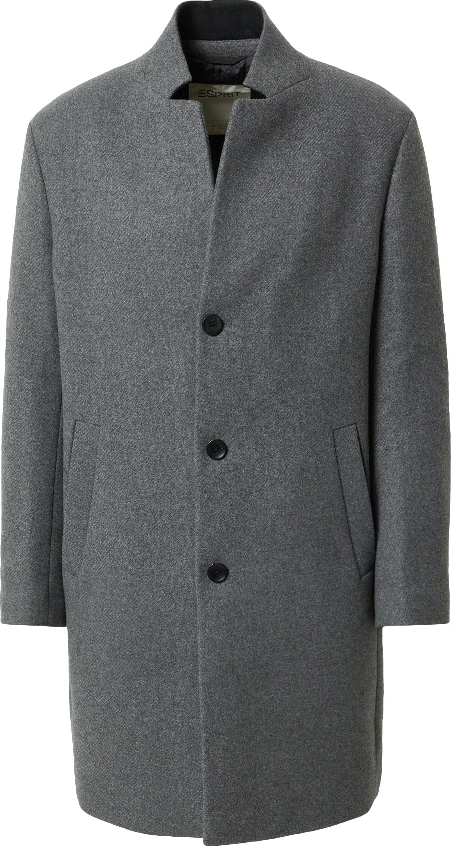ESPRIT Přechodný kabát šedý melír