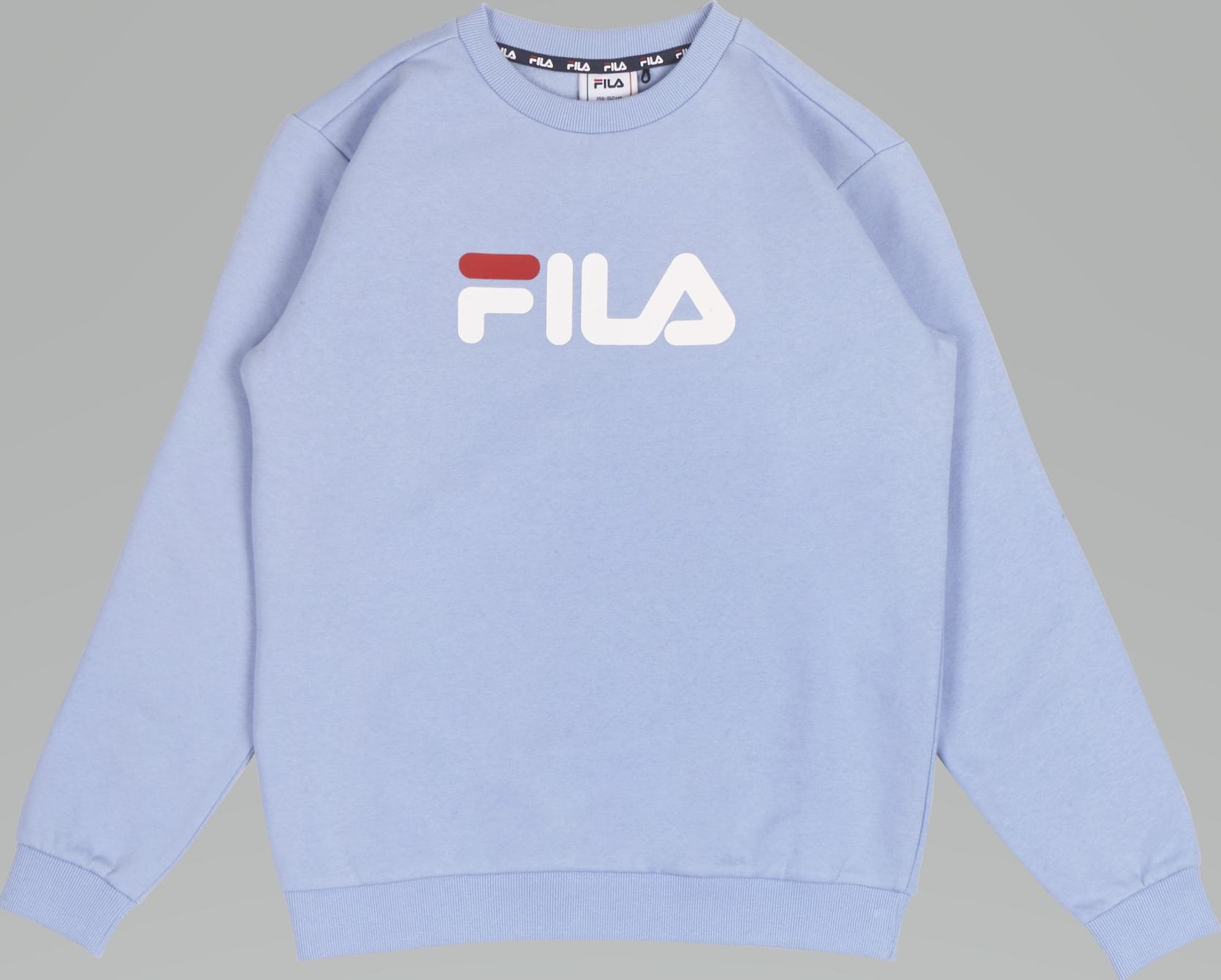 FILA Mikina 'Gari' bílá / červená / světlemodrá