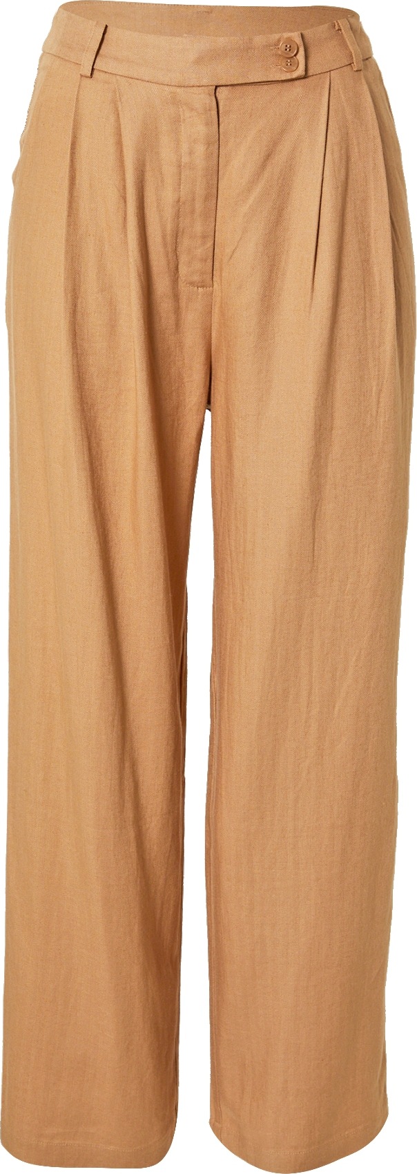 Guido Maria Kretschmer Collection Kalhoty se sklady v pase 'Rosie' tmavě béžová
