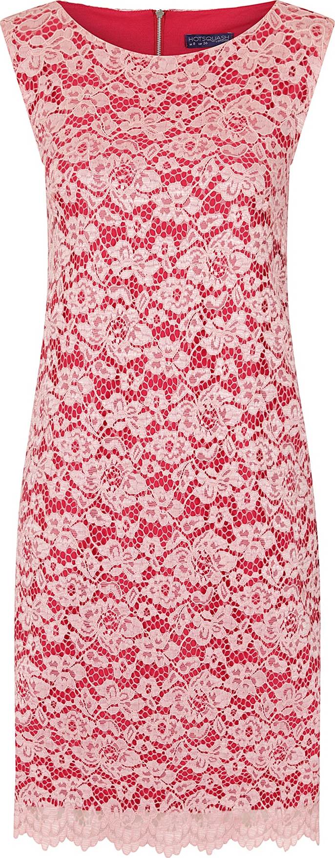 HotSquash Koktejlové šaty růžová / malinová
