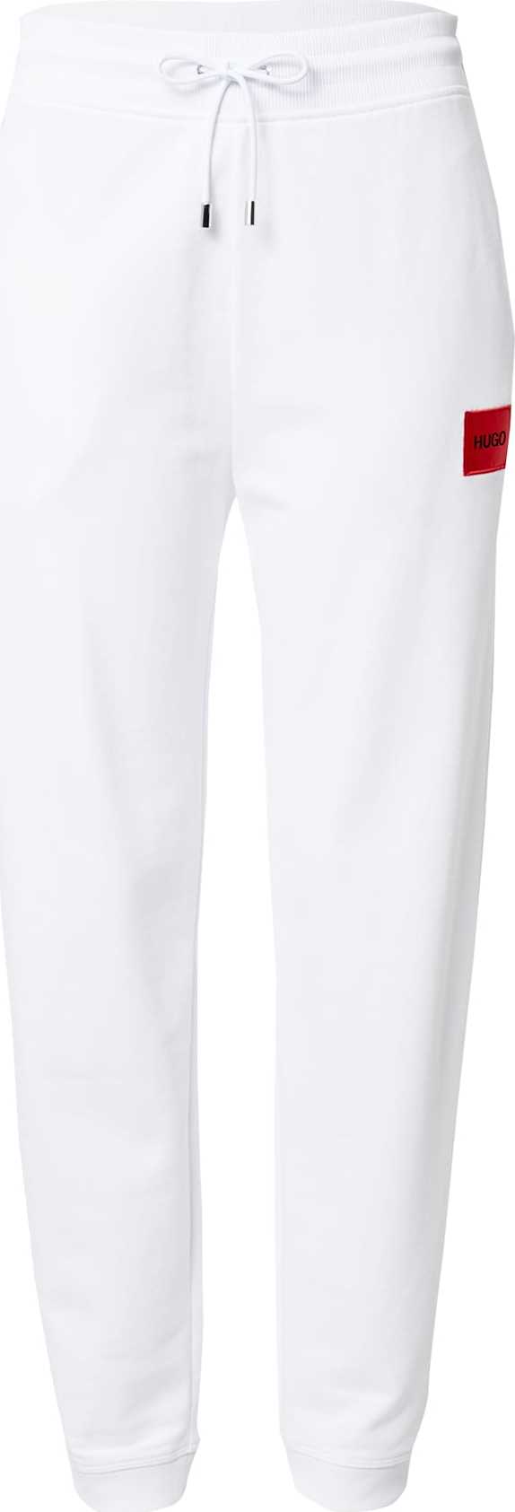 HUGO Kalhoty 'Dachibi' bílá / červená / námořnická modř