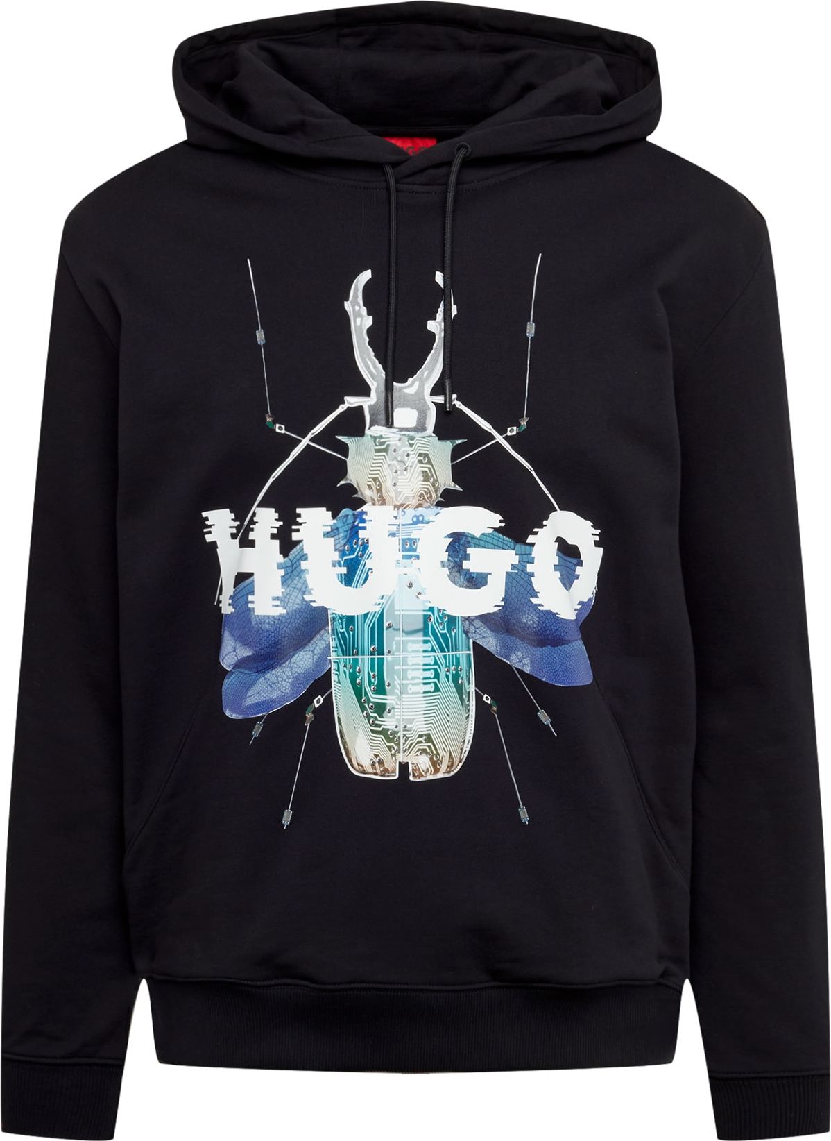 HUGO Mikina 'Dyberbug' černá / mix barev
