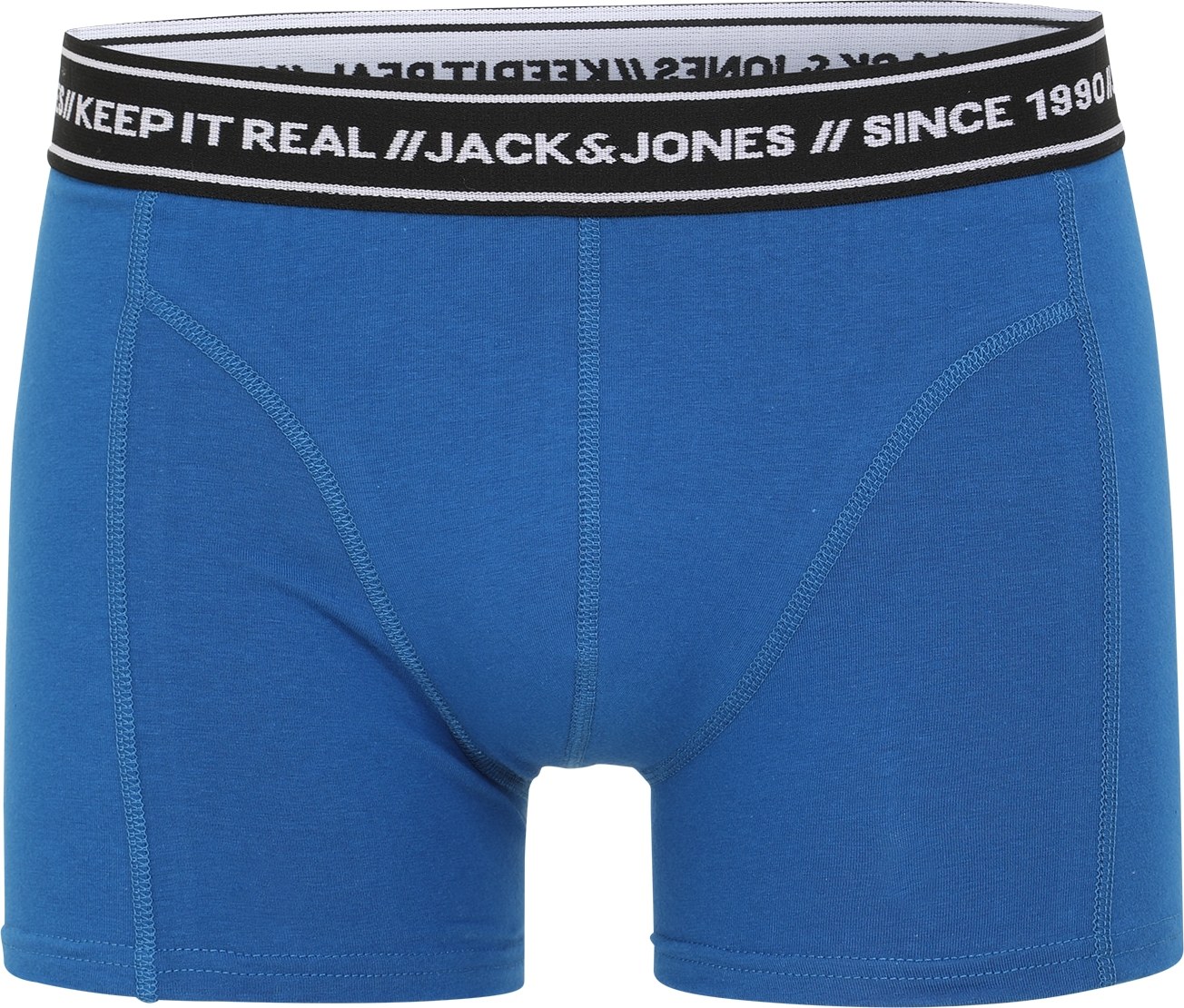 JACK & JONES Boxerky 'EDDIE' modrá / černá / bílá