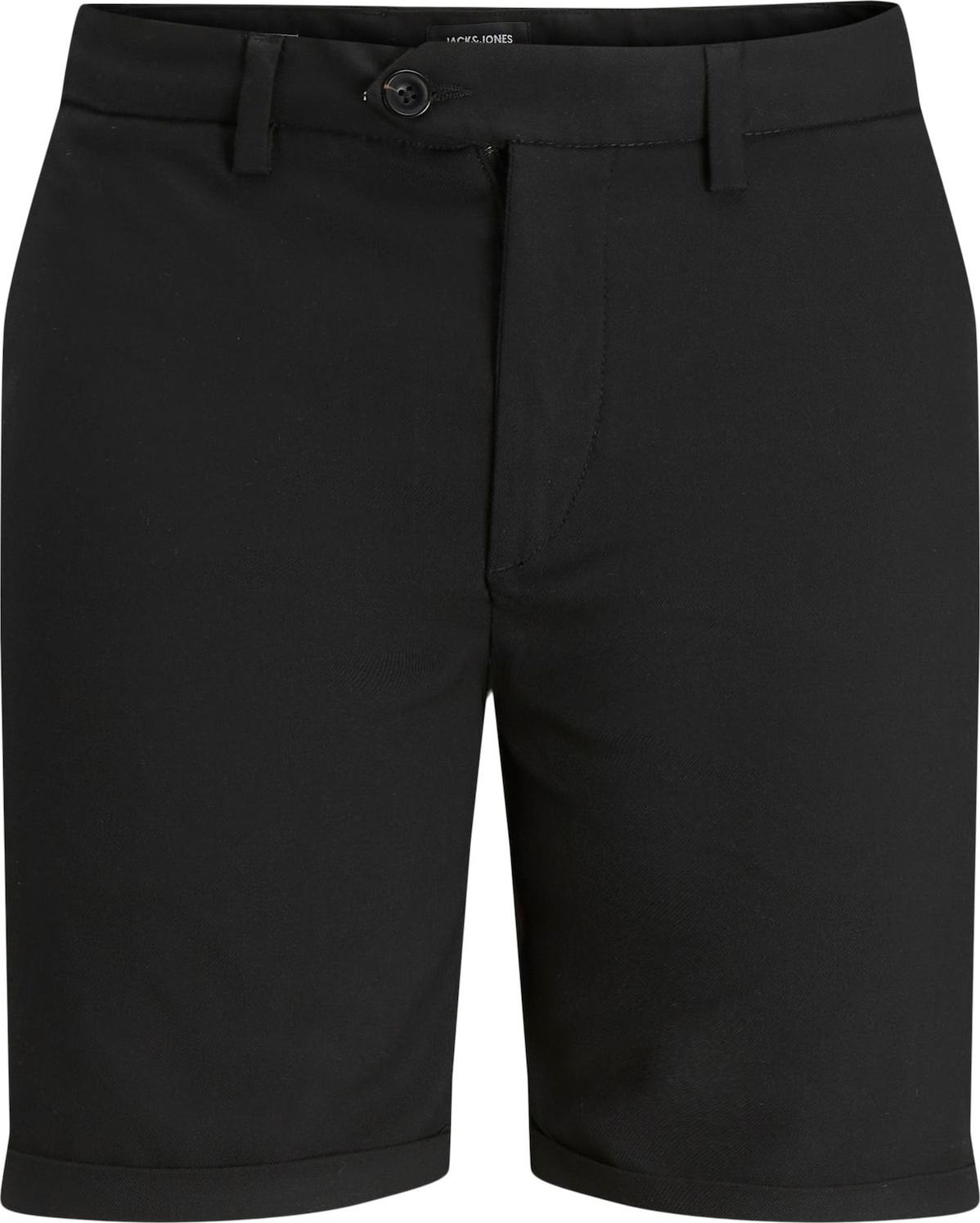 JACK & JONES Chino kalhoty 'Connor' černá