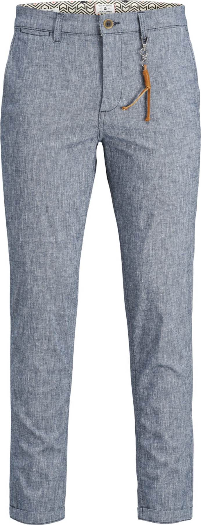 JACK & JONES Chino kalhoty 'Lace' kouřově modrá
