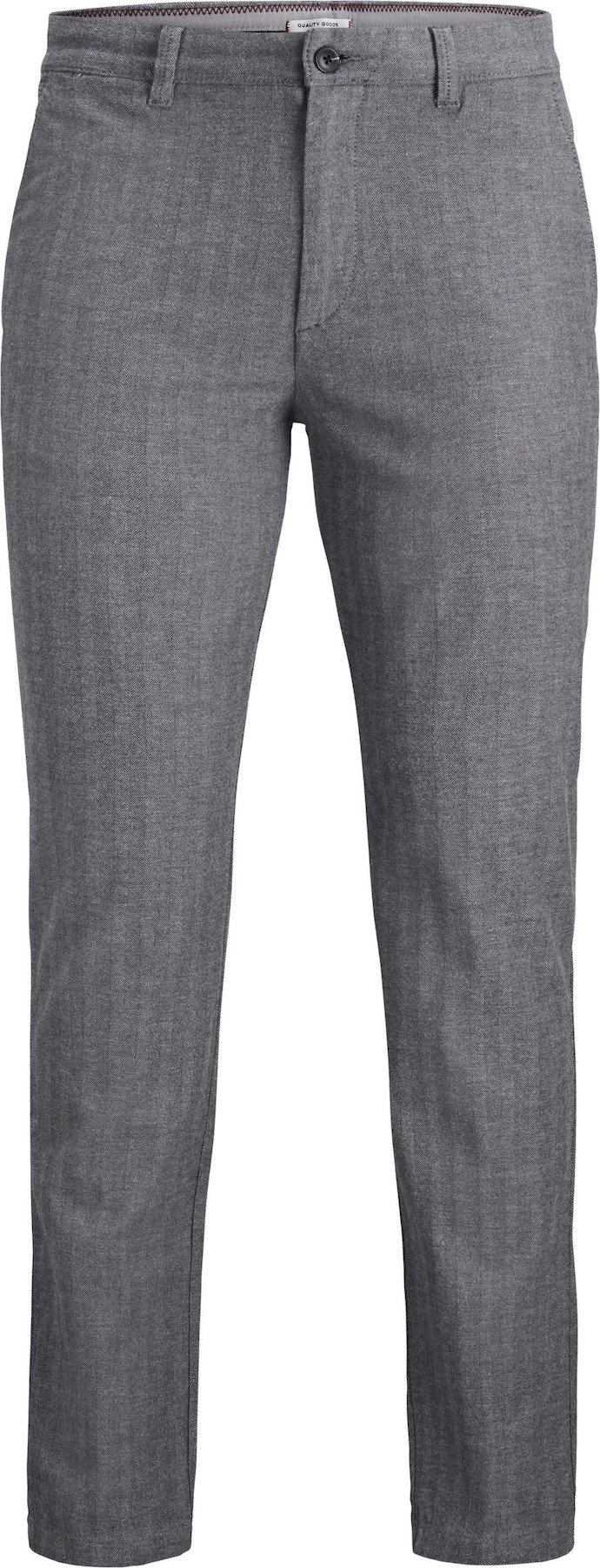 JACK & JONES Chino kalhoty 'Ollie' světle šedá / tmavě šedá