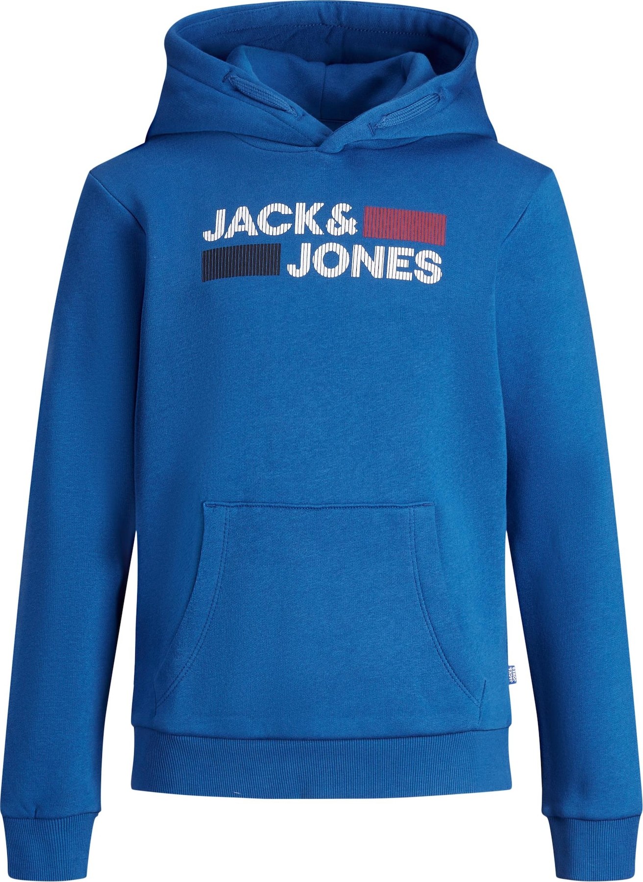Jack & Jones Junior Mikina královská modrá / bílá / červená