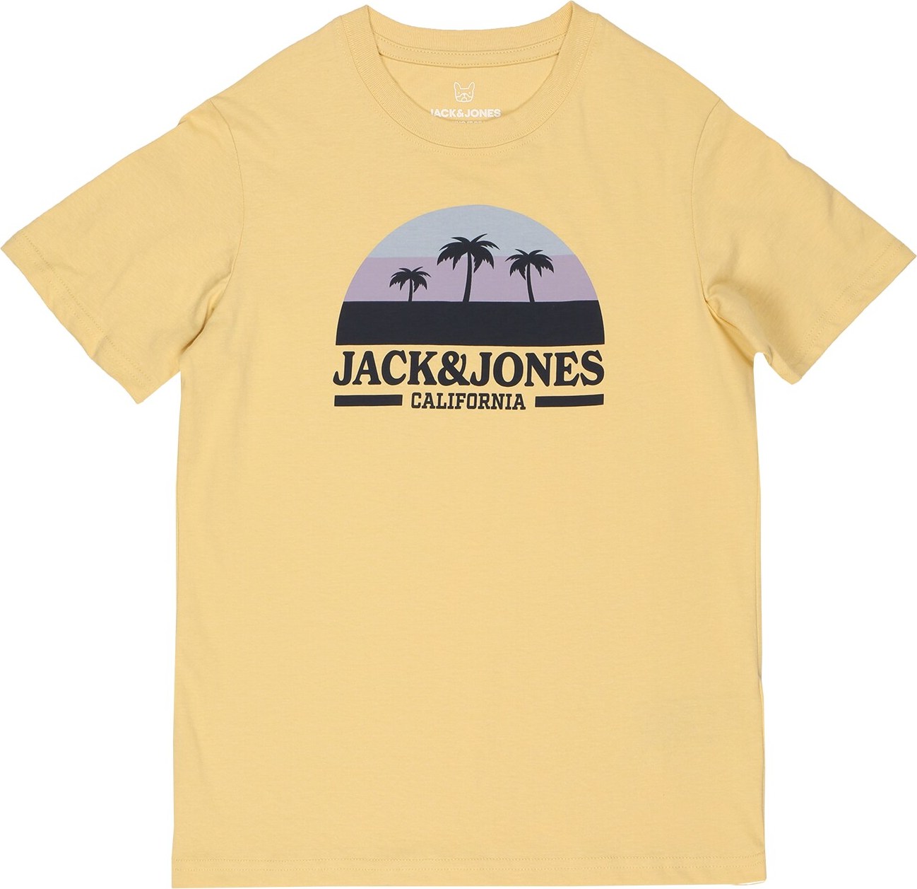 Jack & Jones Junior Tričko limone / námořnická modř / lenvandulová / kouřově modrá