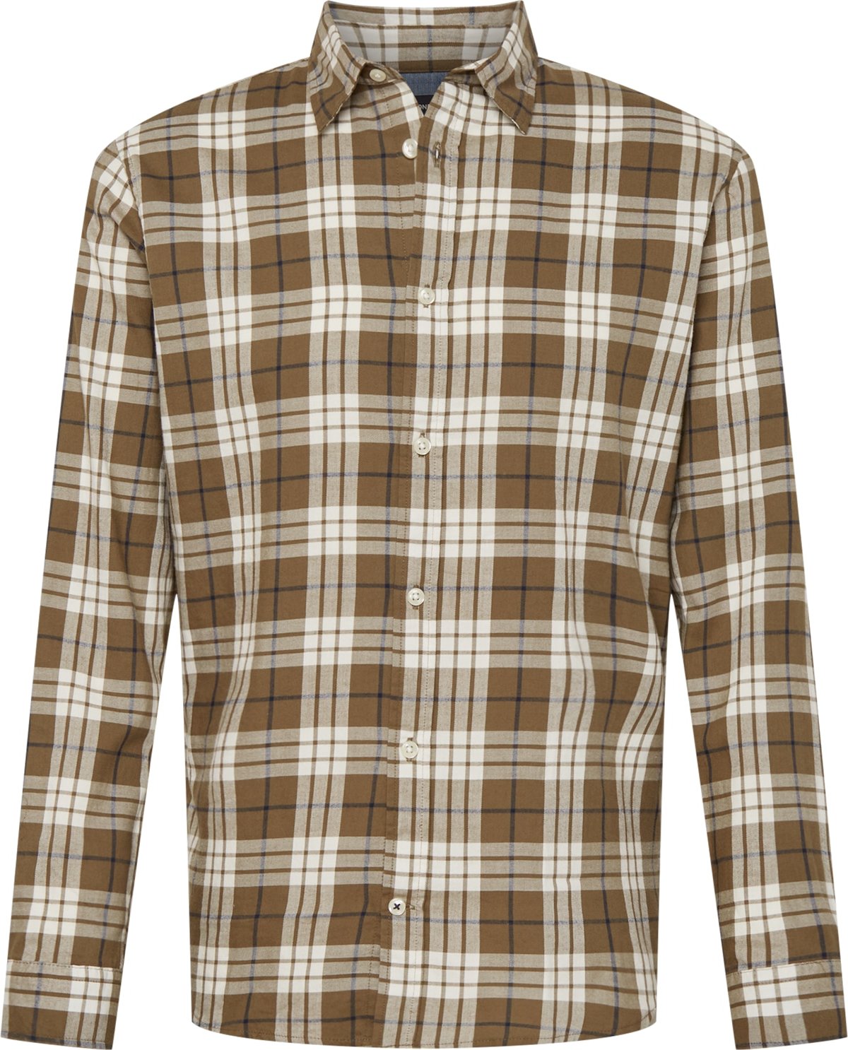 JACK & JONES Košile 'JASON' olivová / bílá / námořnická modř