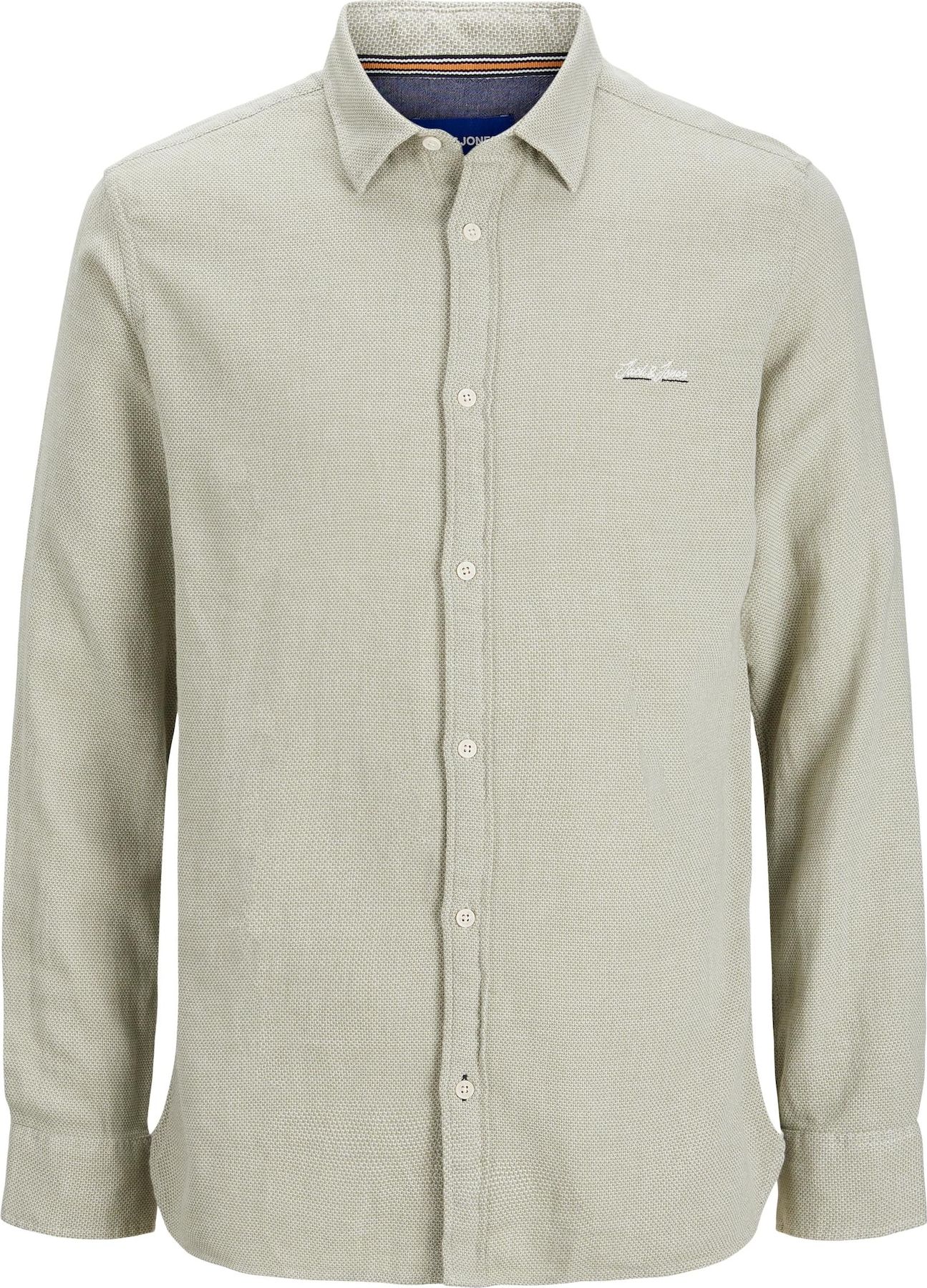 JACK & JONES Košile 'TONS' bílá / pastelově zelená