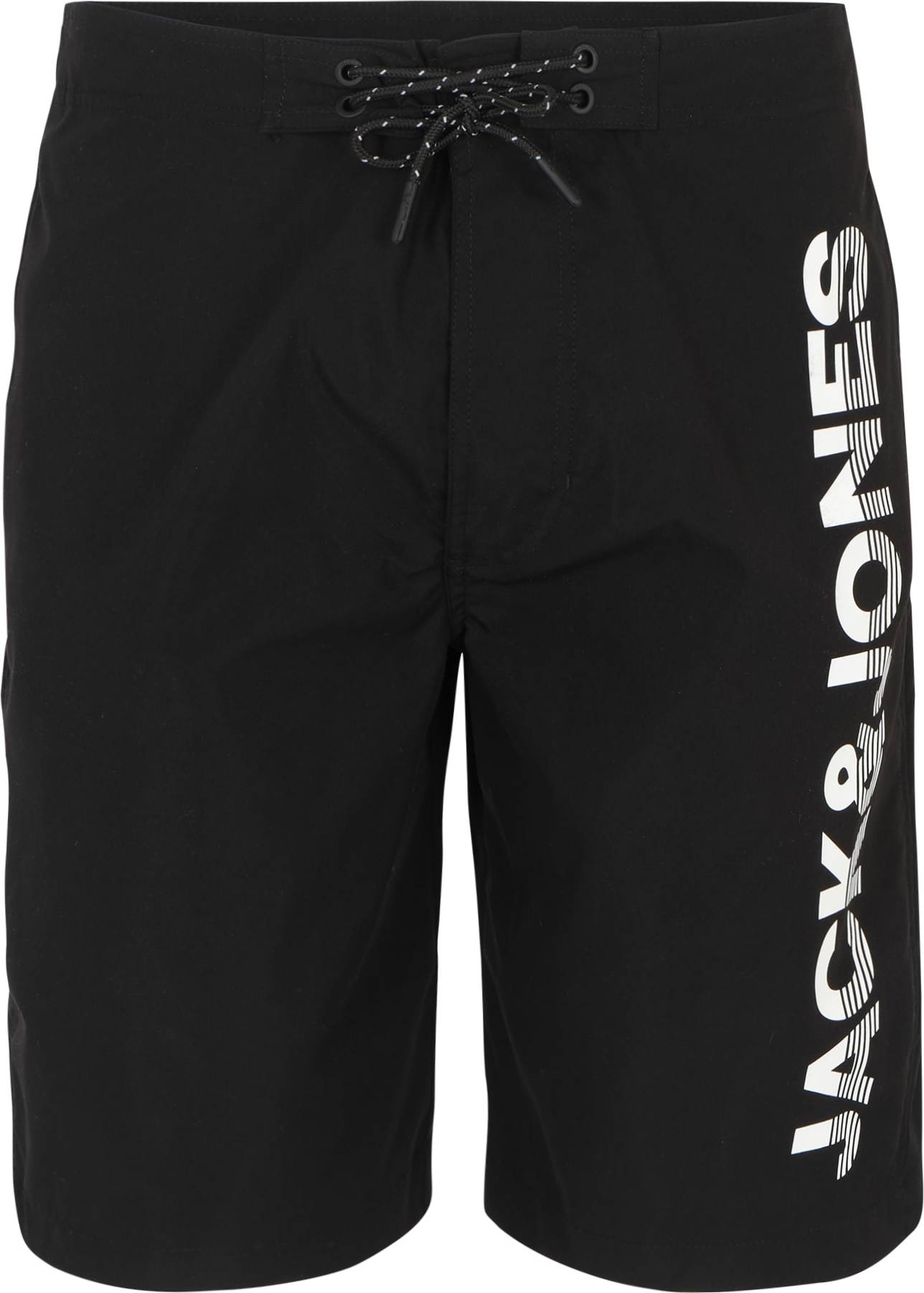 JACK & JONES Plavecké šortky 'Corfu' černá / bílá