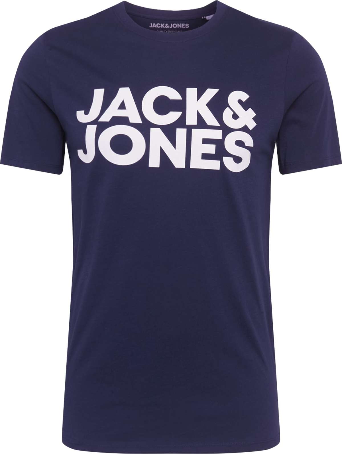 JACK & JONES Tričko námořnická modř / bílá