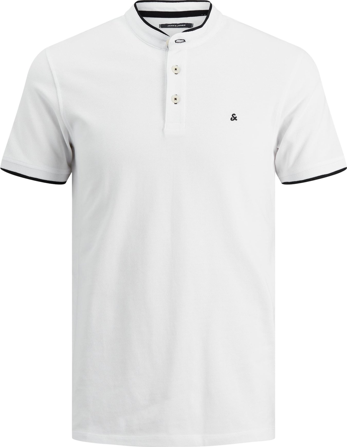 JACK & JONES Tričko 'Paulos' offwhite / černá