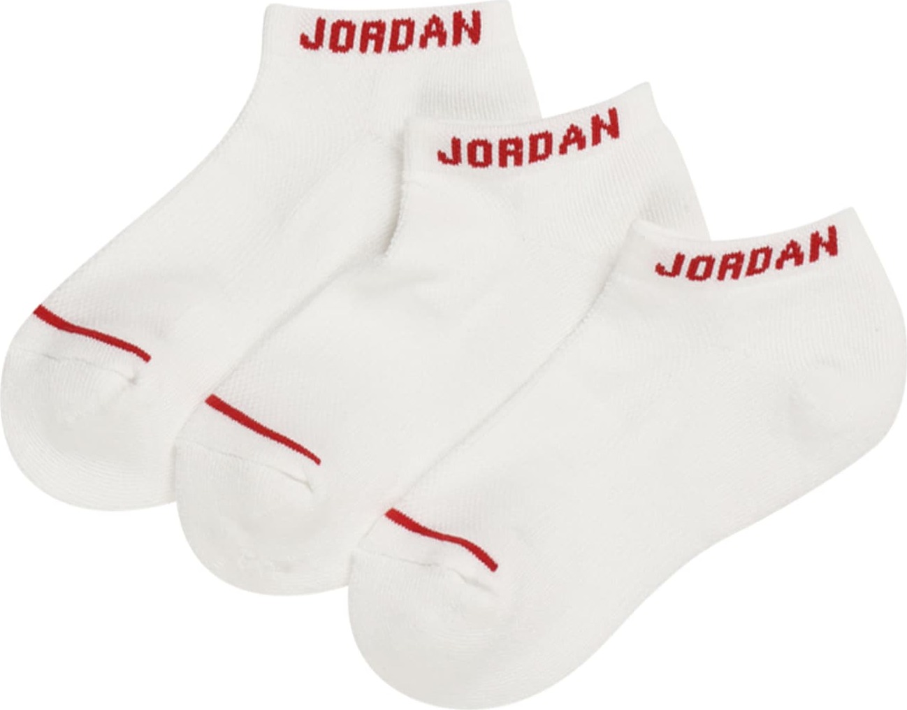 Jordan Ponožky bílá / červená