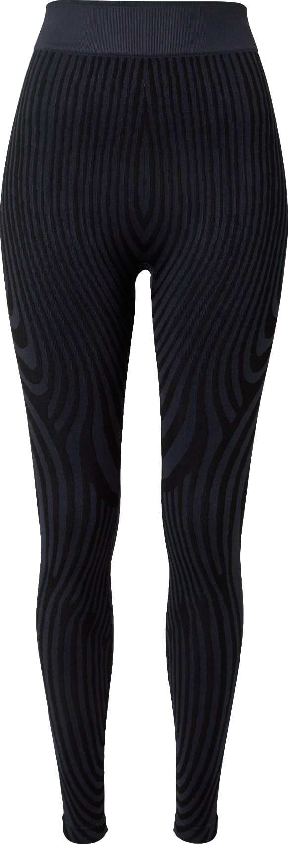 Lapp the Brand Sportovní kalhoty 'Illusion' tmavě šedá / černá