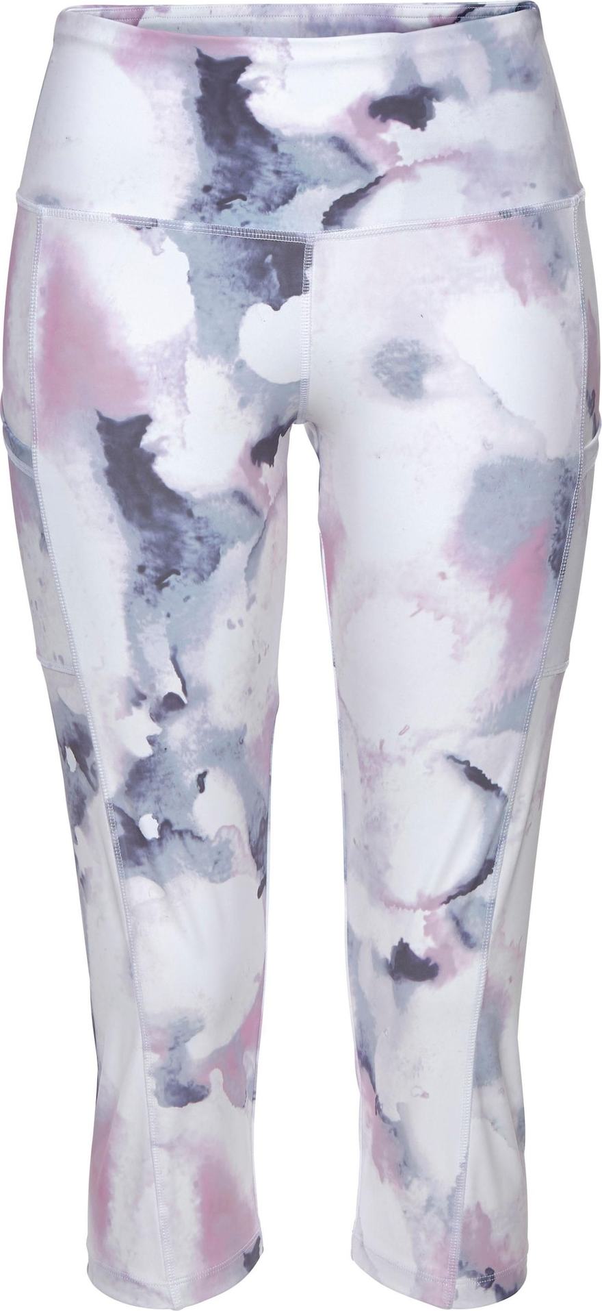 LASCANA ACTIVE Sportovní kalhoty bílá / námořnická modř / pink / chladná modrá / růžová