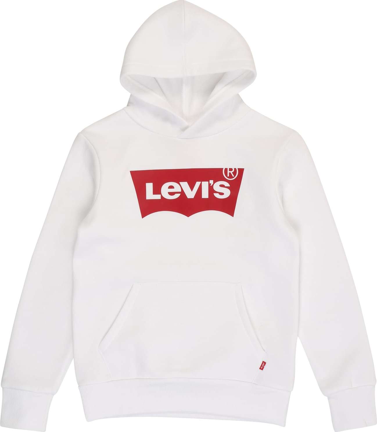 LEVI'S Mikina bílá / červená