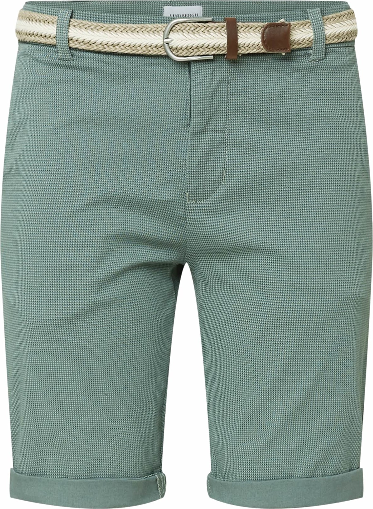 Lindbergh Chino kalhoty světle zelená / bílá / tmavě modrá